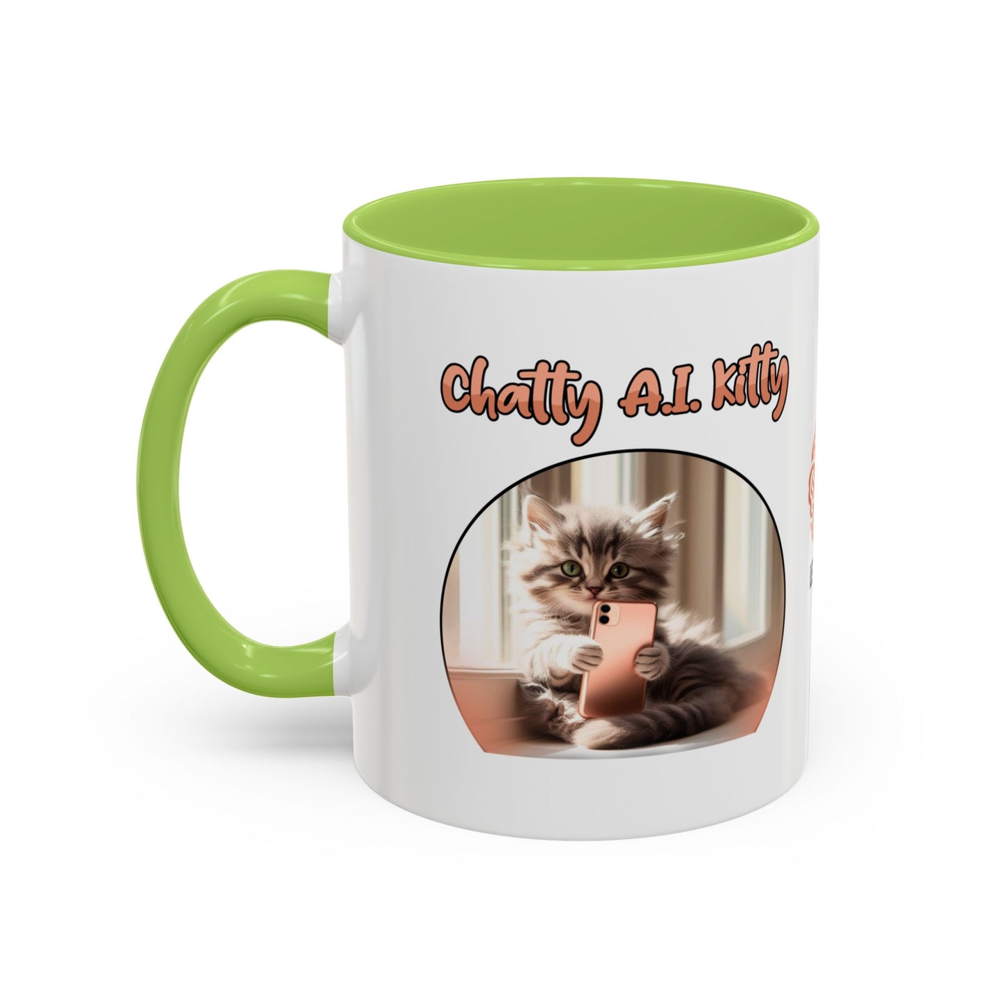 Chat A.I. Kitty Luna - AI Enabled Accent Mug