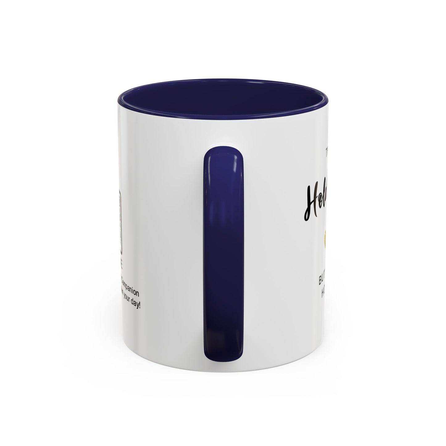 This mug holds coffee, but my heart holds you - Personalised Accent Coffee Mug