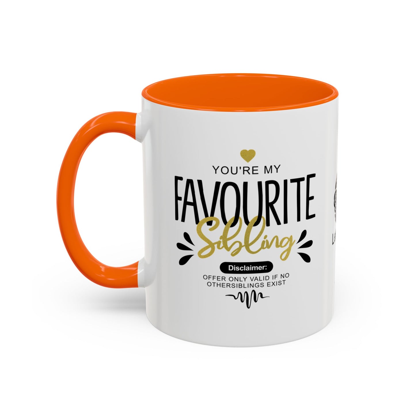 You're my favourite sibling - Accent Mug