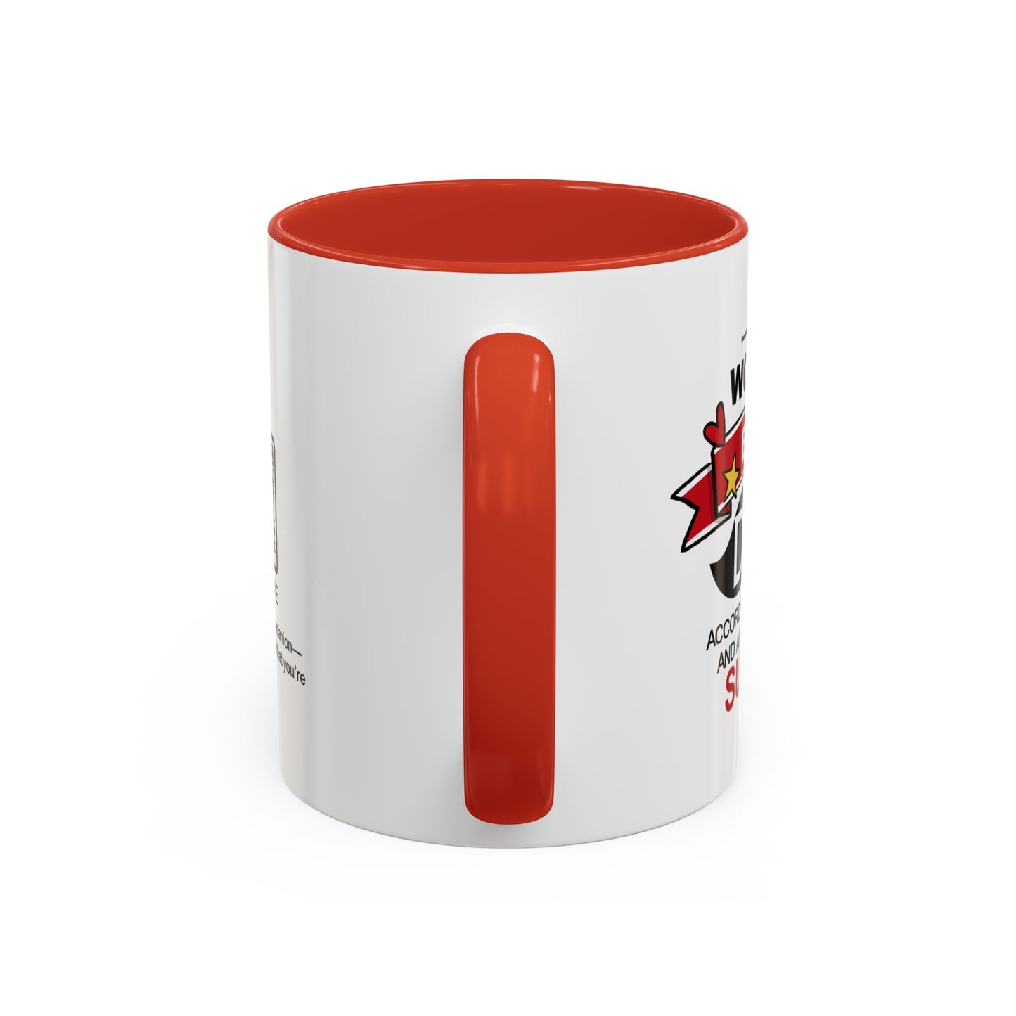 World’s Best Dad* (*According to this mug and a highly biased survey) - Accent Coffee Mug