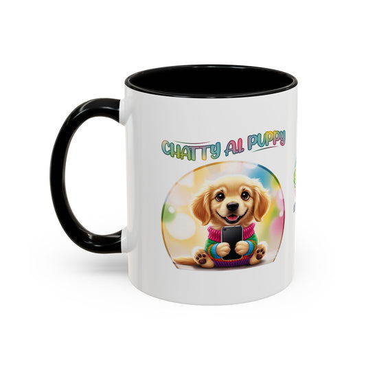 Chatty A.I. Puppy  Biscuit- AI Enabled Accent Mug