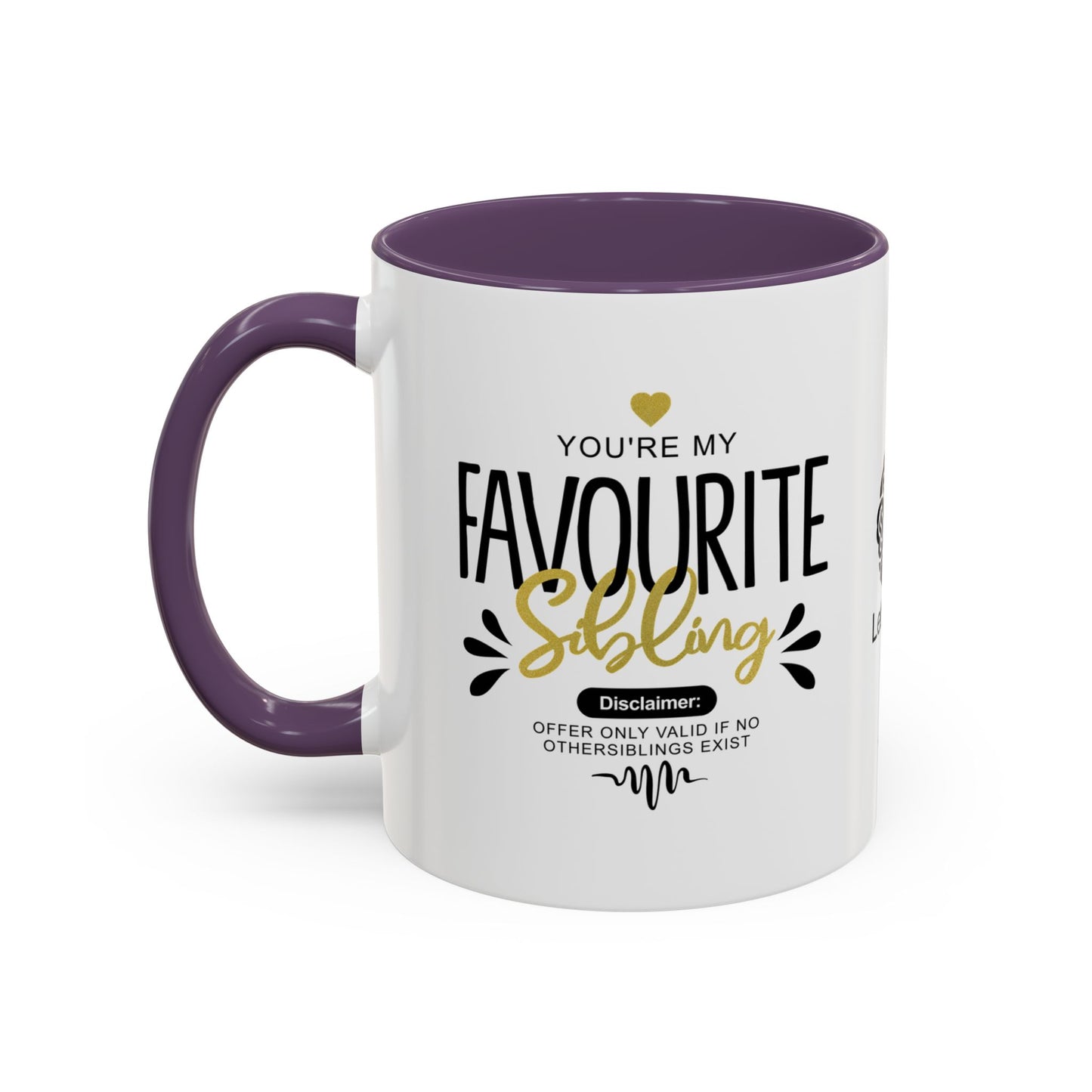 You're my favourite sibling - Accent Mug
