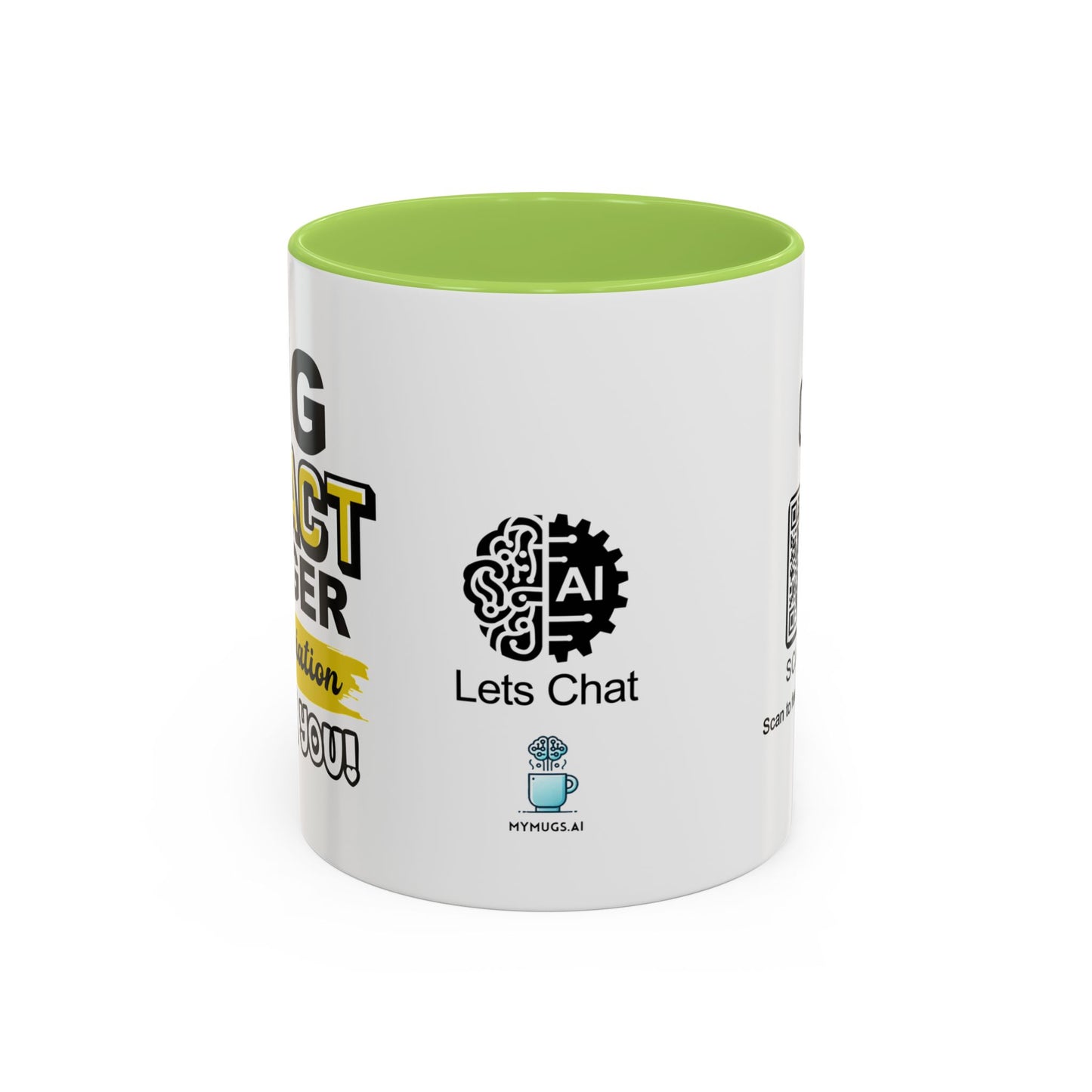 Big impact. Bigger appreciation. Thank you - Accent Coffee Mug