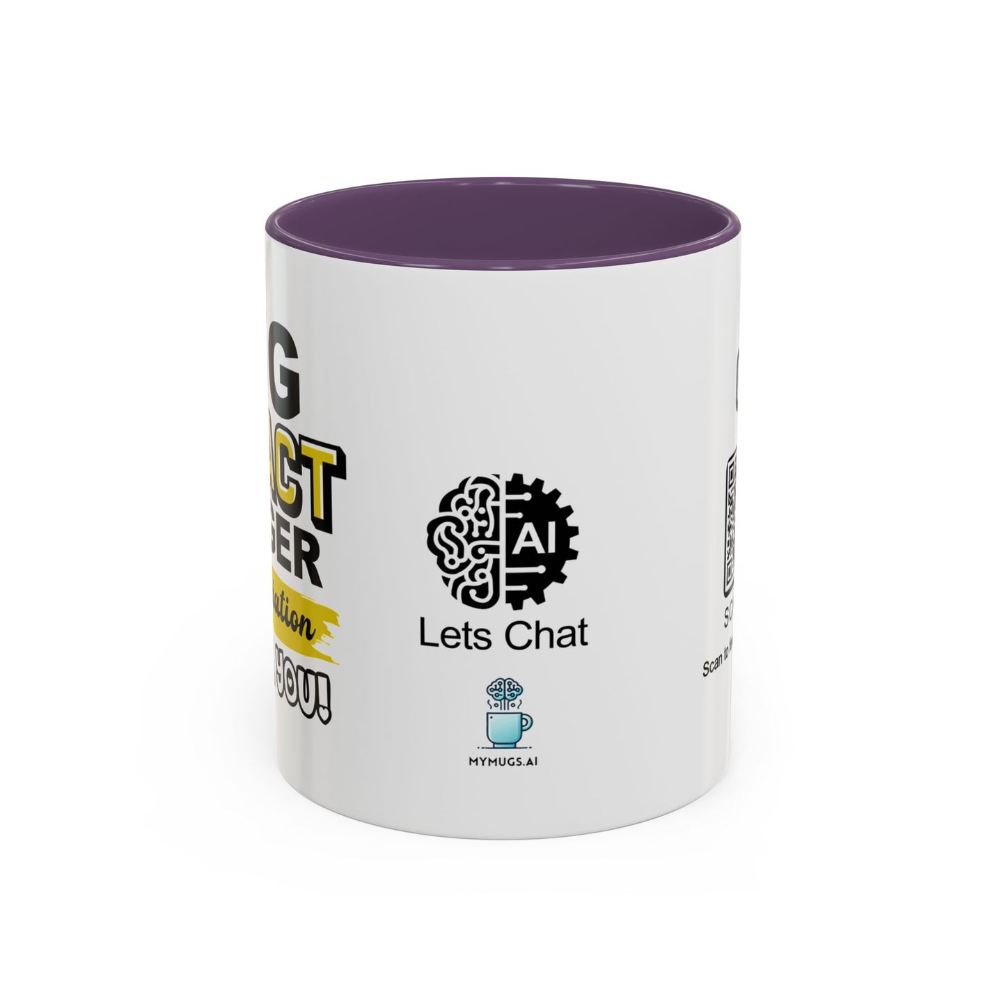 Big impact. Bigger appreciation. Thank you - Accent Coffee Mug