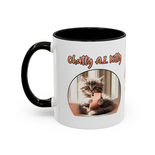 Chat A.I. Kitty Luna - AI Enabled Accent Mug