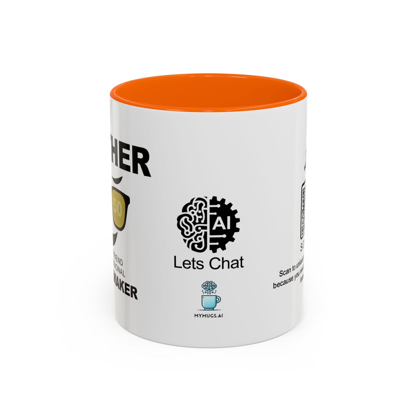 Brother: 50% best friend, 50% professional troublemaker - Accent Mug