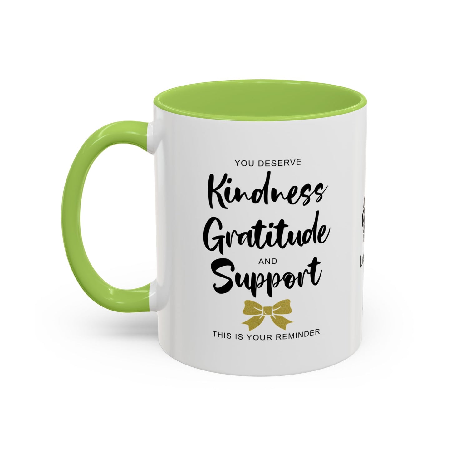 You deserve kindness - Accent Coffee Mug