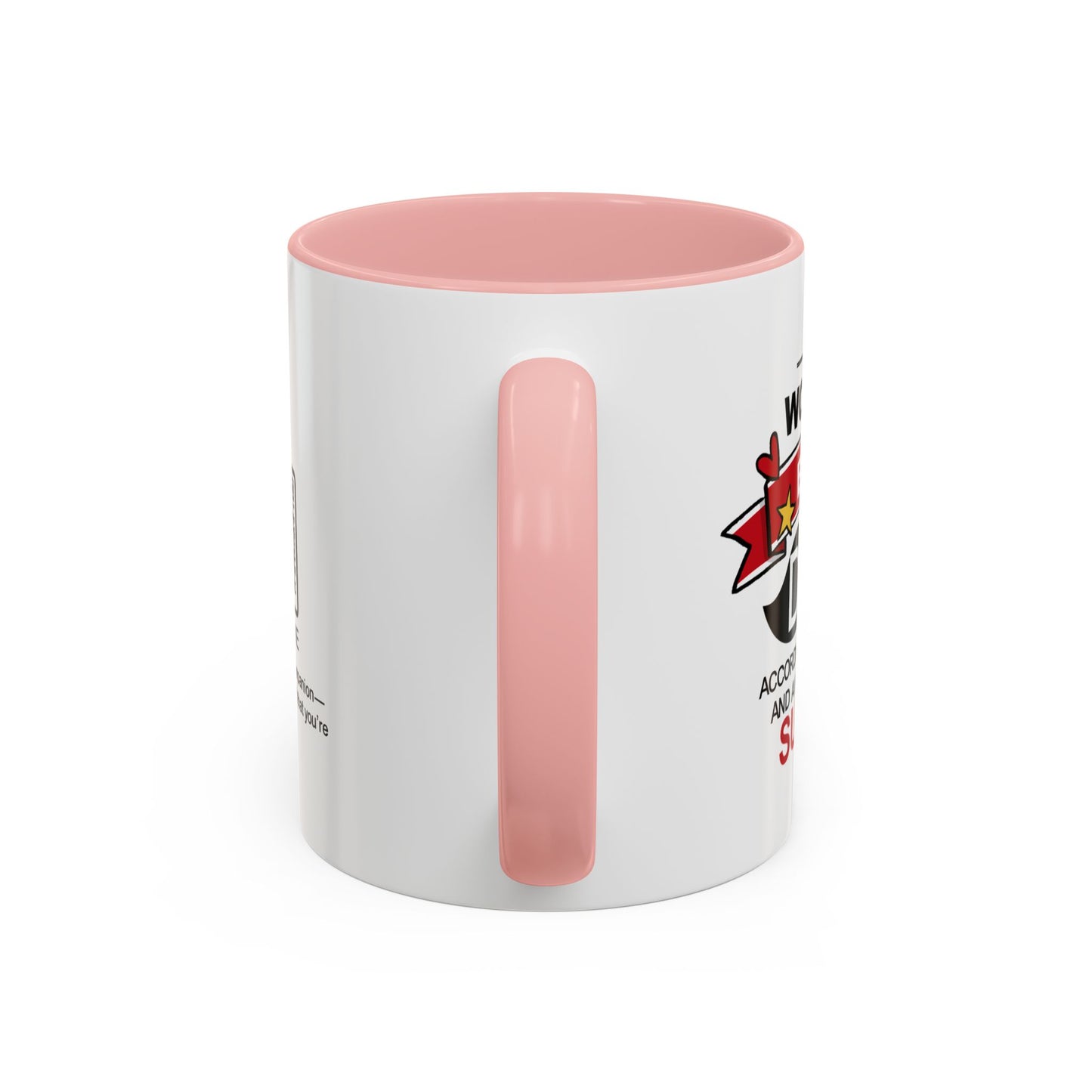World’s Best Dad* (*According to this mug and a highly biased survey) - Accent Coffee Mug